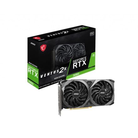 MSI GeForce RTX 3060 VENTUS 2X 8G OC videokártya