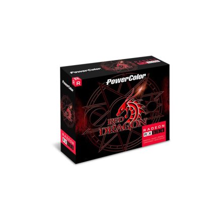 PowerColor Radeon RX 550 2GB Red Dragon Low Profile videokártya (AXRX 550 2GBD5-HLEV2) OEM