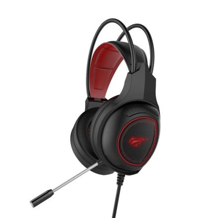 Havit Gamenote H2239D gaming headset fekete-piros