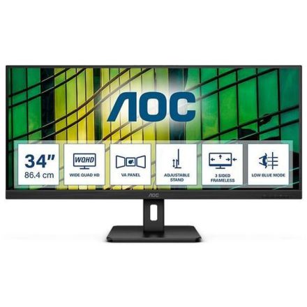 34" AOC U34E2M LCD monitor