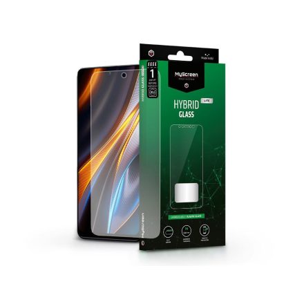 MyScreen Poco X4 GT/X4 GT Pro Hybrid Glass Lite rugalmas üveg kijelzővédő fólia (LA-2245)