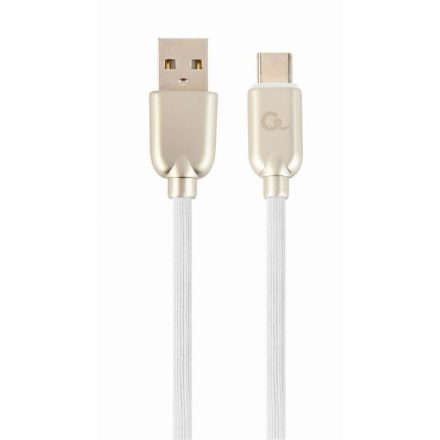 Gembird USB Type-C - USB-A adat- és töltőkábel 1m fehér (CC-USB2R-AMCM-1M-W)