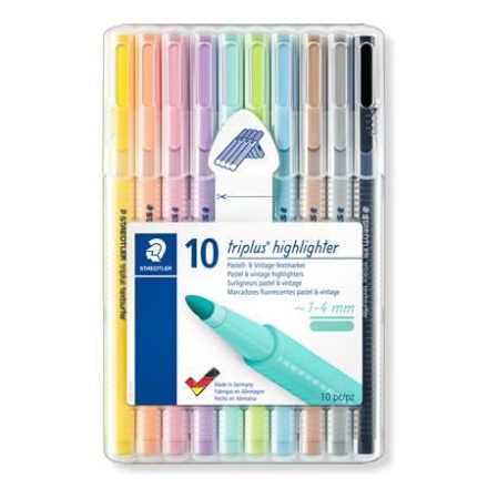 Staedtler "362 C" szövegkiemelő készlet 1-4 mm 10 szín (362 CSB10)