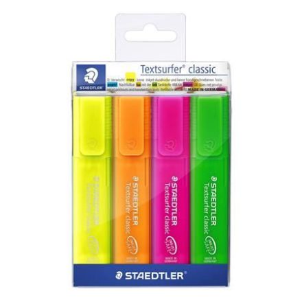 Staedtler "Classic 364" szövegkiemelő készlet 1-5 mm 4 szín (364 P WP4)