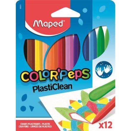 Maped "Color'Peps" PlastiClean zsírkréta 12 db (862011)