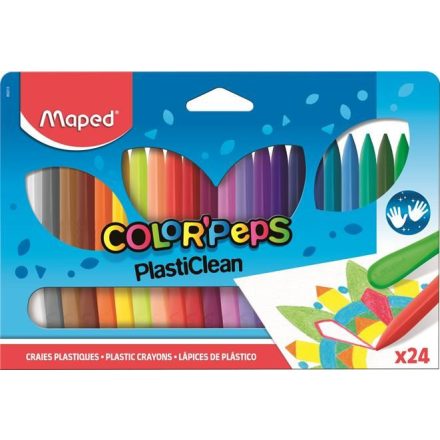 Maped "Color'Peps" PlastiClean zsírkréta 24 db (862013)