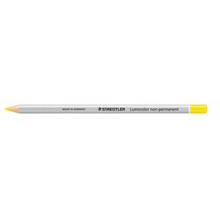 Staedtler "Lumocolor 108" hatszögletű, lemosható ceruza sárga (omnichrom) (108-1)