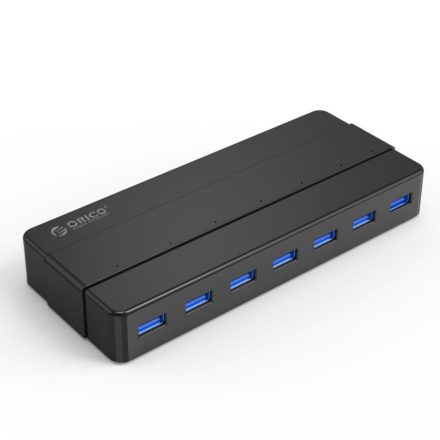 Orico H7928-U3-V1-EU-BK 7 Portos USB3.0 Hub fekete