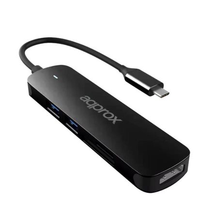 Approx 2 portos USB 3.0 Hub + 1x HDMI + kártyaolvasó (APPC45)