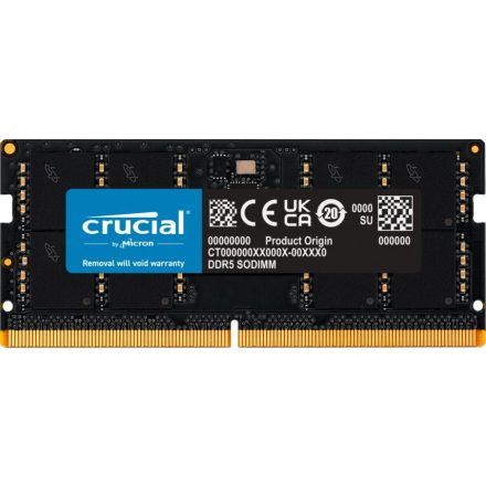 32GB 4800MHz DDR5 Notebook RAM Crucial CL40 (CT32G48C40S5)