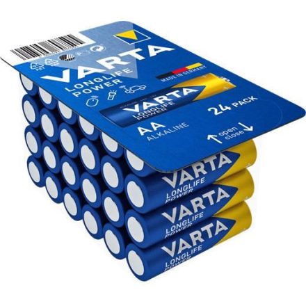 Varta Longlife Power Alkaline AA ceruza elem 24 db/csomag (4906301124)
