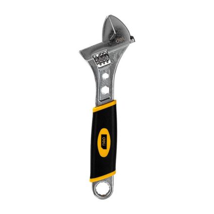 Deli Tools állítható csavarkulcs 8" ezüst  (EDL30108)