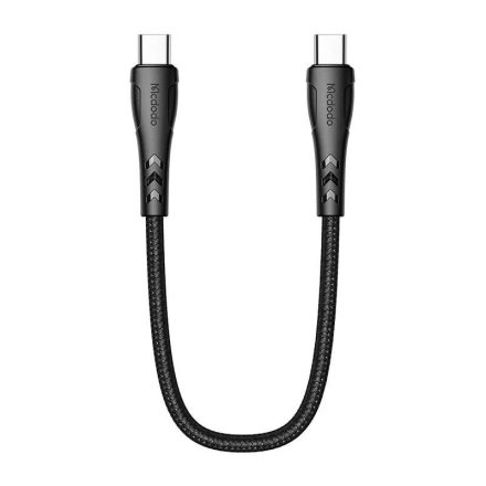 Mcdodo USB-C - USB-C kábel 0,2m 60W fekete (CA-7640)