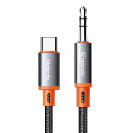 Mcdodo USB-C - Aux mini jack kábel 3.5mm 1.2m fekete (CA-0820)