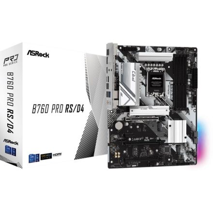 ASRock B760 Pro RS/D4 alaplap (90-MXBL80-A0UAYZ)