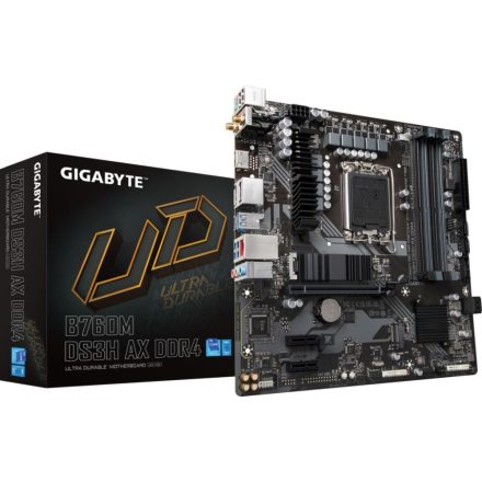 Gigabyte B760M DS3H AX DDR4 alaplap