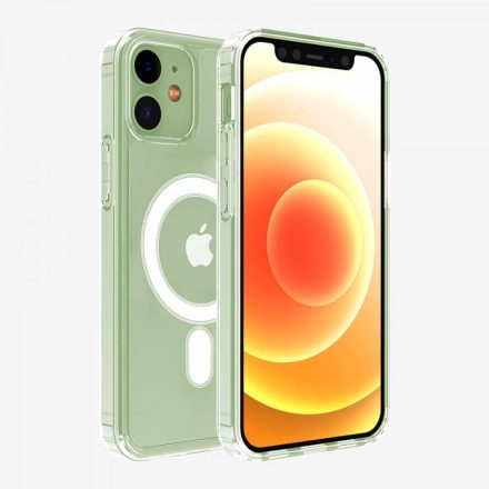 Cellect iPhone 12 Mini TPU+PC mágneses szilikon tok átlátszó (CEL-MAG-IPH12MTP)