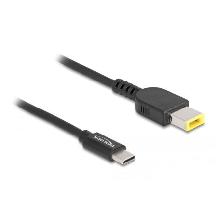 Delock Lenovo 11.0x4.5mm -> USB-C notebook töltő kábel 1.5m fekete (87970)