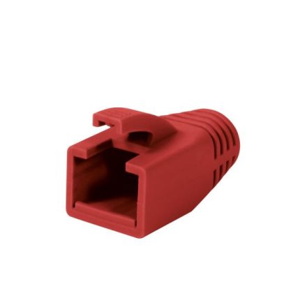 LogiLink RJ45 törésgátló 8mm, 50db piros (MP0035R)