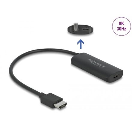 Delock HDMI-A apa - USB Type-C anya adapter 8K (64212)