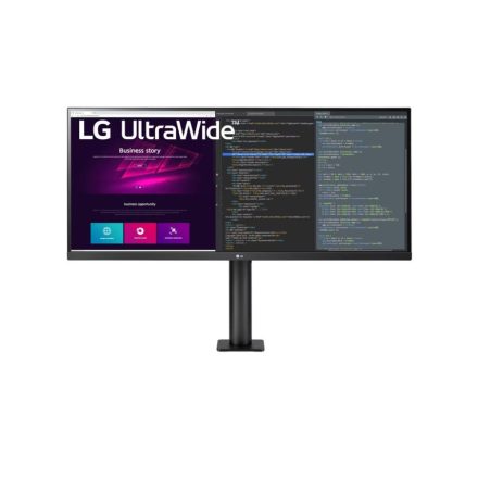 34" LG 34WN780P-B LCD monitor fekete