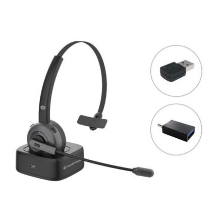 Conceptronic mono Bluetooth headset fekete (POLONA03BDA)