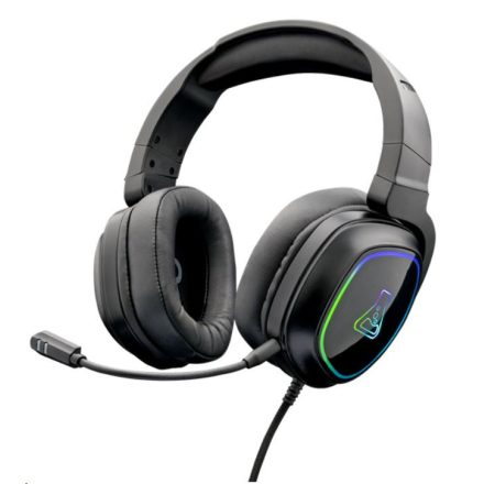 The G-Lab KORP RADIUM gaming headset fekete