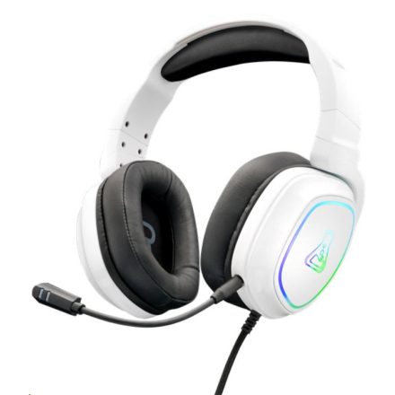 The G-Lab KORP RADIUM gaming headset fehér