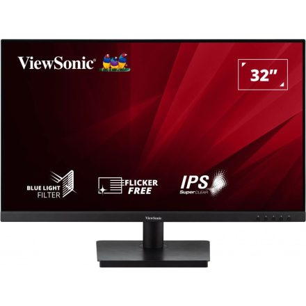 32" ViewSonic VA3209-MH LCD monitor fekete