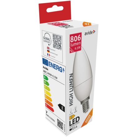 Avide LED Candle 6.5W E14 NW (ABC14NW-6.5W)