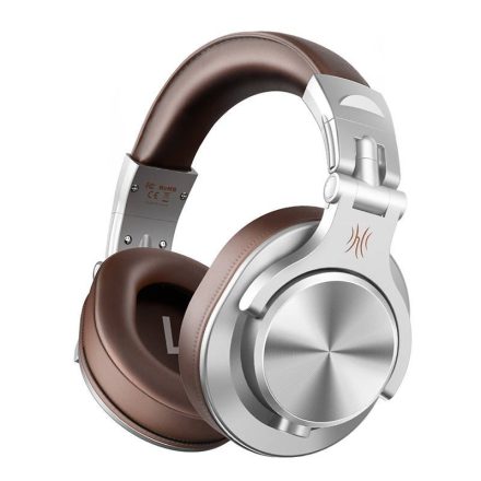 OneOdio A71 Bluetooth fejhallgató barna-ezüst