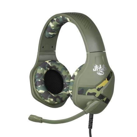 Konix Mythics Nemesis Camo gaming headset zöld terepmintás (KX-GH-NMS-CAMO)