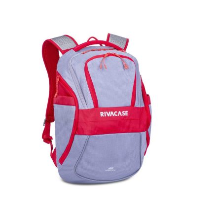 RivaCase Mercantour 5225 Laptop hátizsák 15.6" szürke-piros (4260403576694)