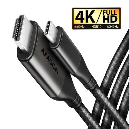 Axagon USB-C > HDMI 2.0A kábel 1.8m (RVC-HI2MC)