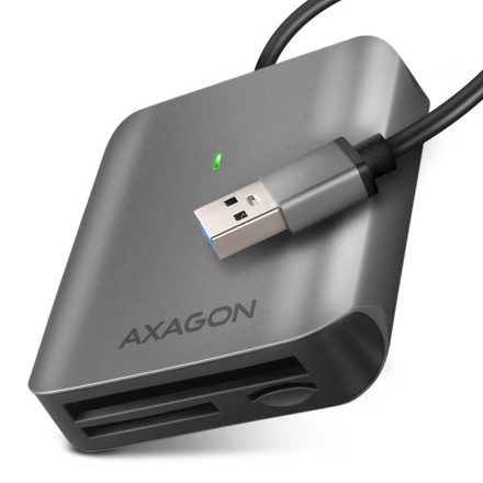 Axagon USB 3.0 külső kártyaolvasó szürke (CRE-S3)