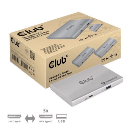 CLUB3D univerzális dokkoló állomás Thunderbolt 4 (CSV-1580)