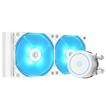 ID-Cooling AURAFLOW X 240 EVO SNOW univerzális CPU vízhűtés fehér