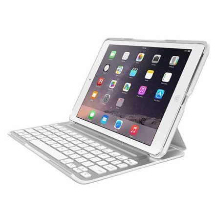 Belkin Qode Ultimate Pro iPad Air billentyűzetes tok  fehér (F5L171eaWHT)