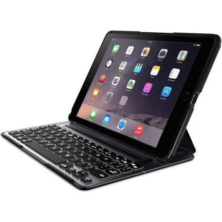 Belkin Qode iPad Air 2 vezeték nélküli bluetooth billentyűzetes tok fekete (F5L176eaBLK)