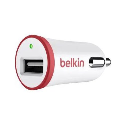 Belkin USB autós töltő piros-fehér (F8J014btRED)