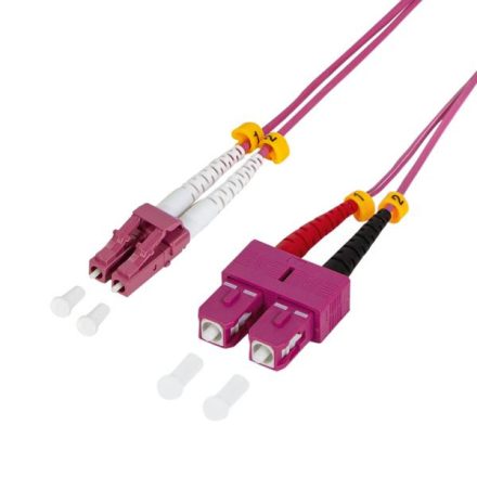 LogiLink Fiber optic duplex patch kábel lila 5m (FP4LS05)