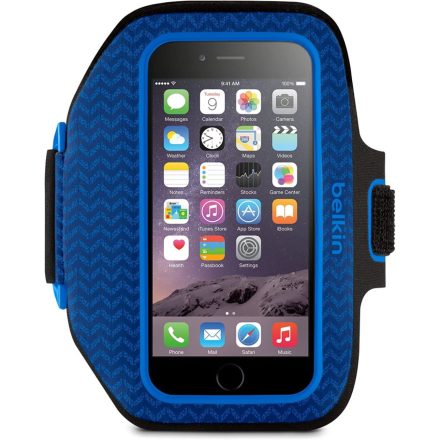 Belkin Sport-Fit Plus iPhone 6, iPhone 6s karpánt tok kék (F8W632btC00)