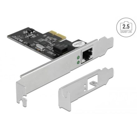 DeLock 2.5 Gigabit PCIe hálózati kártya (89598)