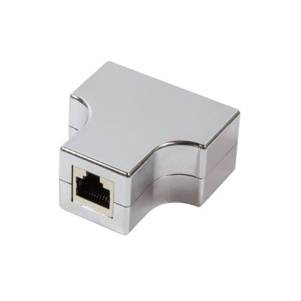 LogiLink moduláris T-adapter 1 x RJ45 anya - 2 x RJ45 anya aljzat (MP0037)