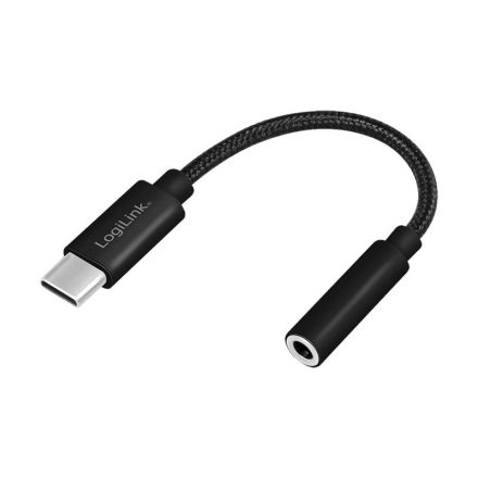 LogiLink USB-C -> 3,5 mm-es audio jack adapter 13 cm (UA0398)