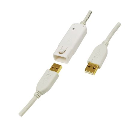 LogiLink USB 2.0 aktív hosszabbító kábel 12m (UA0092)