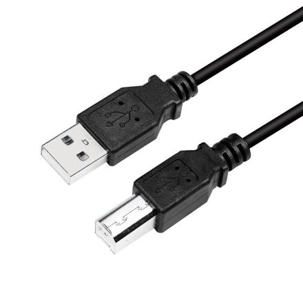 LogiLink USB-A - USB-B kábel 5m fekete (CU0009B)