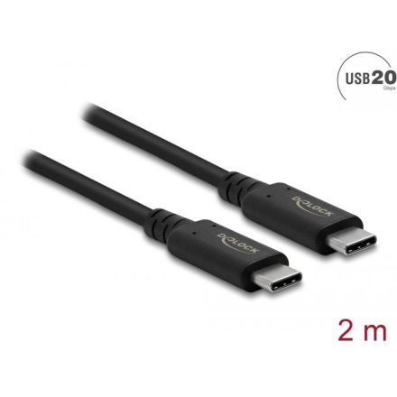 Delock USB Type-C összekötő kábel 2m (86980)