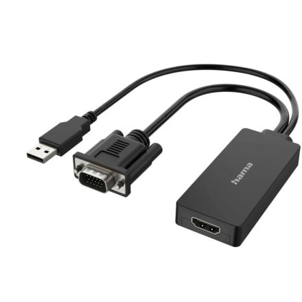 Hama VGA+USB-A - HDMI adapter (200342)