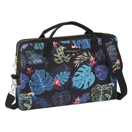 Viquel Casawork Tropical notebook táska 15" fekete-kék (752871-26)